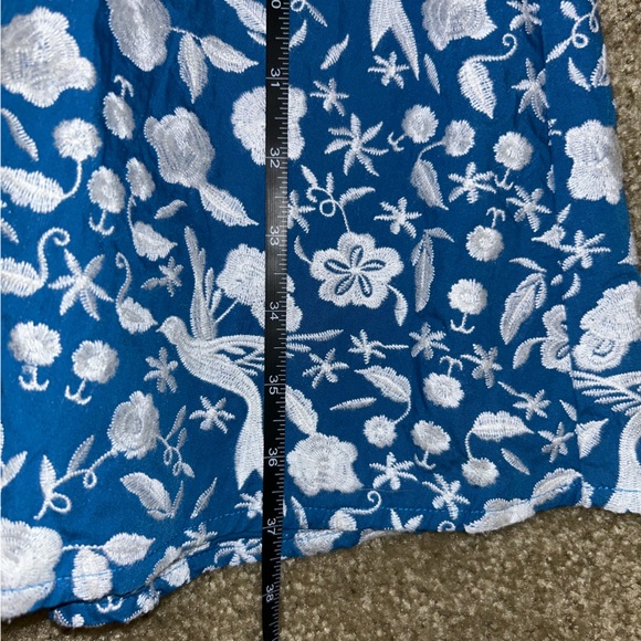 Betsey Johnson Blue and White Floral Dress - Picture 8 of 9